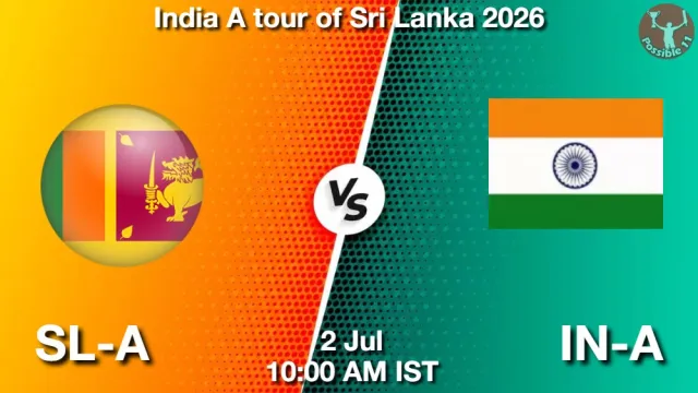 SL-A vs IN-A Match Previews and Cricket Tips