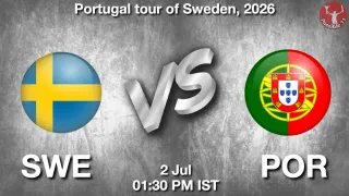 SWE vs POR - Portugal tour