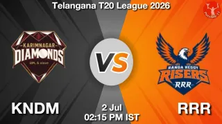 KNDM vs RRR KNDM vs RRR - Telangana T20