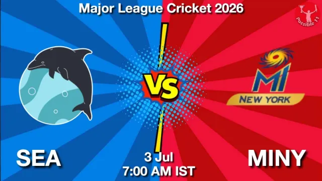 SEA vs MINY Match Previews and Cricket Tips