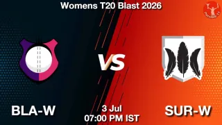 BLA-W vs SUR-W - Womens T20