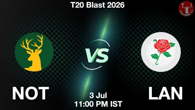 NOT vs LAN Match Previews and Cricket Tips