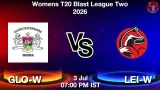 GLO-W vs LEI-W Dream11 Prediction - <small>Fri, 03 Jul 07:00 PM IST</small>