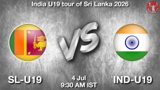 SL-U19 vs IND-U19 - India U19