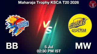 BB vs MW - Maharaja Trophy