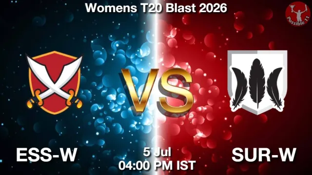ESS-W vs SUR-W Match Previews and Cricket Tips