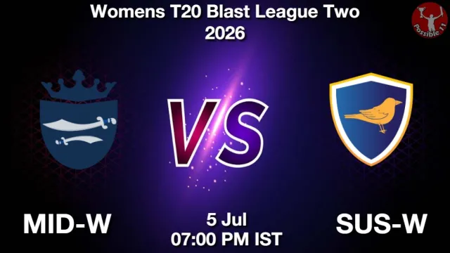 MID-W vs SUS-W Match Previews and Cricket Tips