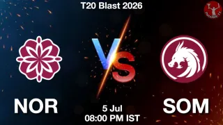NOR vs SOM - T20 Blast