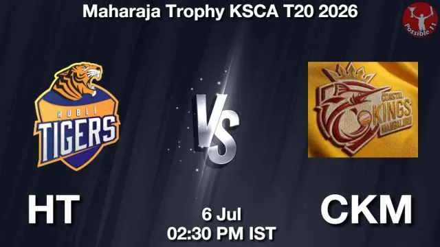 HT vs CKM Match Previews and Cricket Tips