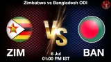 ZIM vs BAN Dream11 Prediction, Preview & Updates - <small>Mon, 06 Jul 01:00 PM IST</small>