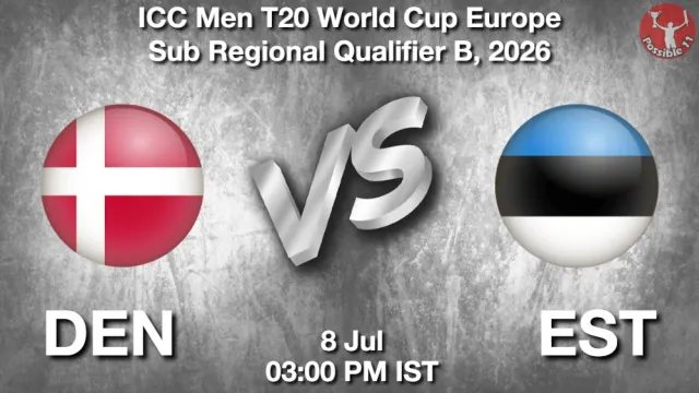 DEN vs EST Match Previews and Cricket Tips