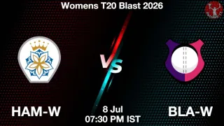 HAM-W vs BLA-W - Womens T20