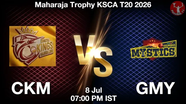 CKM vs GMY Match Previews and Cricket Tips