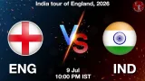 ENG vs IND Dream11 Prediction, Preview & Updates - <small>Thu, 09 Jul 10:00 PM IST</small>