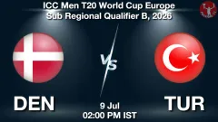 DEN vs TUR Match Preview, Picture