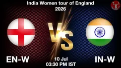 EN-W vs IN-W 1st Test Picture