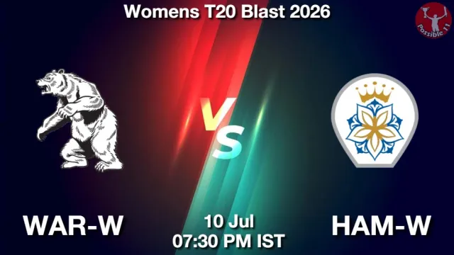 WAR-W vs HAM-W Match Previews and Cricket Tips