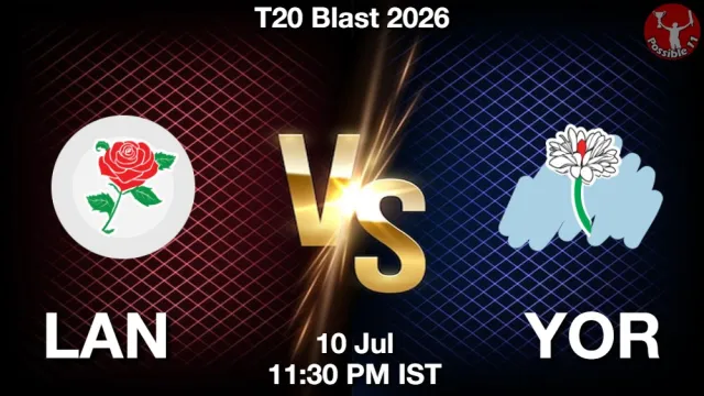 LAN vs YOR Match Previews and Cricket Tips