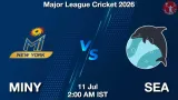 MINY vs SEA Dream11 Prediction - <small>Sat, 11 Jul 02:00 AM IST</small>