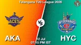 AKA vs HYC Dream11 Prediction, Preview & Updates - <small>Sun, 12 Jul 07:15 PM IST</small>