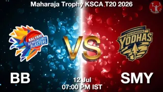 BB vs SMY BB vs SMY - Maharaja Trophy