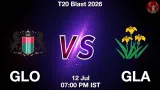GLO vs GLA Dream11 Prediction, Preview & Updates - <small>Sun, 12 Jul 07:00 PM IST</small>