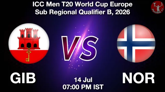 GIB vs NOR Match Previews and Cricket Tips