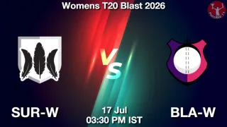 SUR-W vs BLA-W SUR-W vs BLA-W - Womens T20