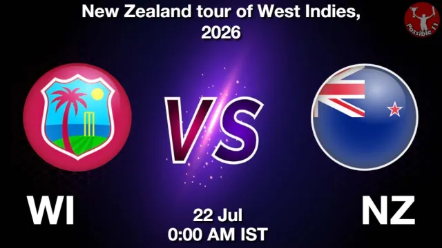 WI vs NZ ड्रीम11 भविष्यवाणी, फैंटेसी क्रिकेट टीम - 22 जुलाई 2026