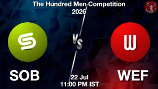 SOB vs WEF - The Hundred
