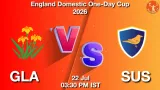 GLA vs SUS Dream11 Prediction, Preview & Updates - <small>Wed, 22 Jul 03:30 PM IST</small>