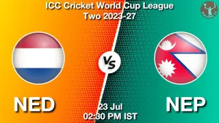 NED vs NEP - ICC Cricket