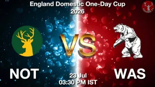 NOT vs WAS - England Domestic