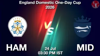 HAM vs MID - England Domestic