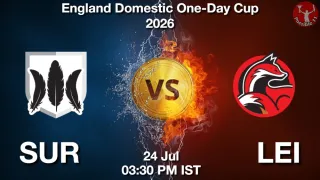 SUR vs LEI - England Domestic