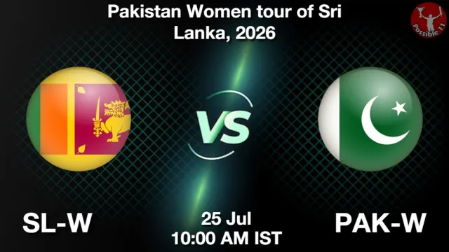 SL-W vs PAK-W Match Previews and Cricket Tips