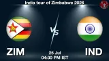 ZIM vs IND Dream11 Prediction, Preview & Updates - <small>Sat, 25 Jul 04:30 PM IST</small>