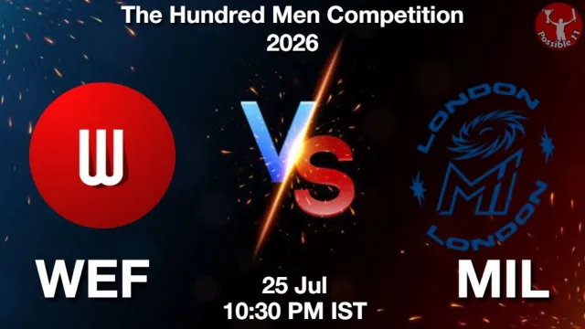 WEF vs MIL Match Previews and Cricket Tips