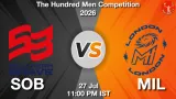 SOB vs MIL Dream11 Prediction, Preview & Updates - <small>Mon, 27 Jul 11:00 PM IST</small>