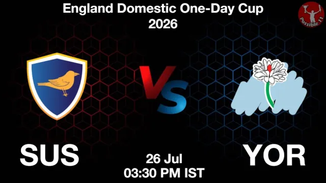 SUS vs YOR Match Previews and Cricket Tips