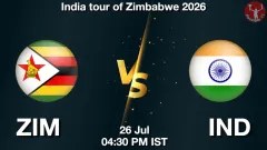 ZIM vs IND 3rd T20I Picture