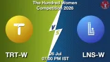 TRT-W vs LNS-W Dream11 Prediction - <small>Sun, 26 Jul 07:00 PM IST</small>