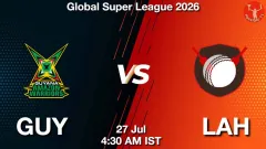 GUY vs LAH Match Preview, Picture