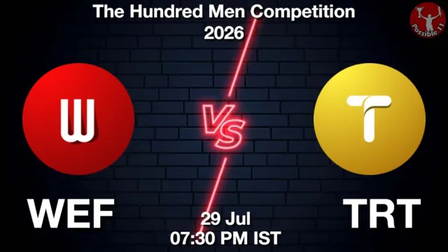 WEF vs TRT Match Previews and Cricket Tips