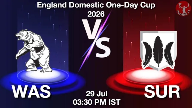 WAS vs SUR Match Previews and Cricket Tips