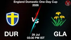 DUR vs GLA Match Preview, Picture