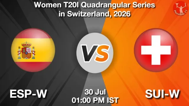 ESP-W vs SUI-W Match Previews and Cricket Tips