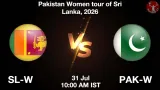 SL-W vs PAK-W Dream11 Prediction - <small>Fri, 31 Jul 10:00 AM IST</small>