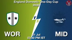 WOR vs MID Match Preview, Picture