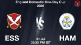 ESS vs HAM Dream11 Prediction, Preview & Updates - <small>Fri, 31 Jul 03:30 PM IST</small>